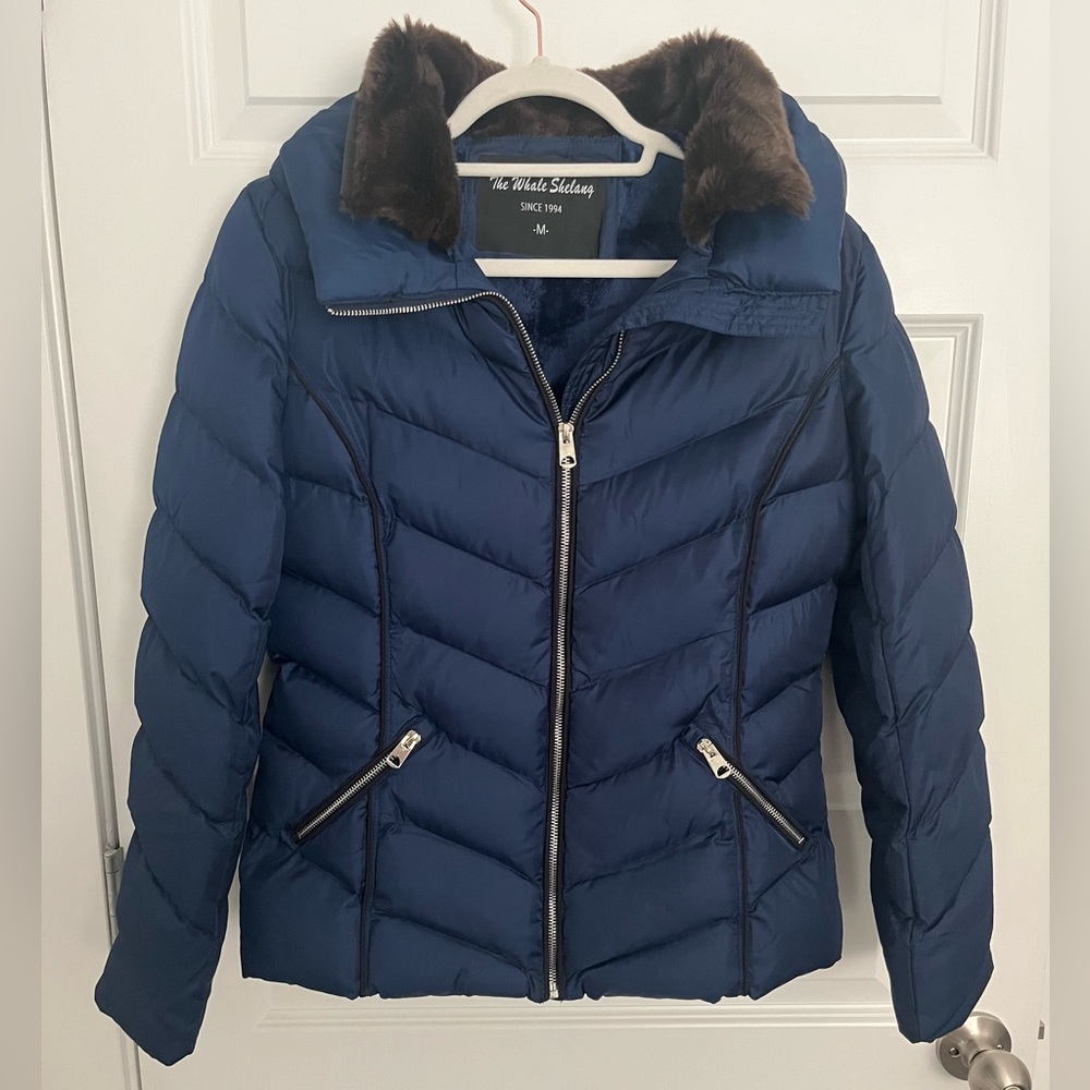 Beautiful Coat Navy from The Whale Shelang Size Medium